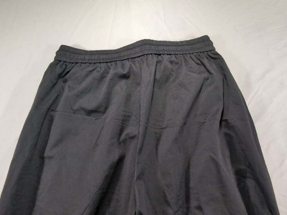 BAKYARDER Men's Black Nylon Track Pants Relaxed Fit Parachute Pants Size XL - Picture 6 of 6